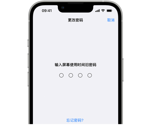 禄丰iPhone屏幕维修分享iPhone屏幕使用时间密码忘记了怎么办 