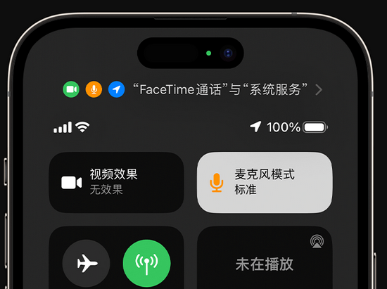 禄丰苹果授权维修网点分享iPhone在通话时让你的声音更清晰 