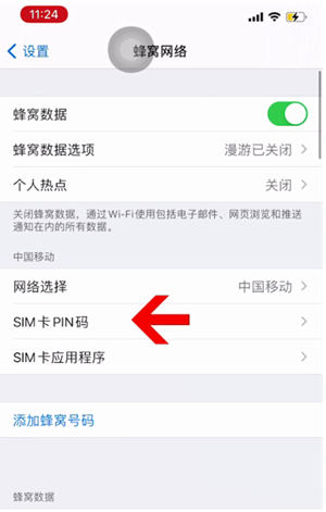 禄丰苹果14维修网分享如何给iPhone14的SIM卡设置密码 