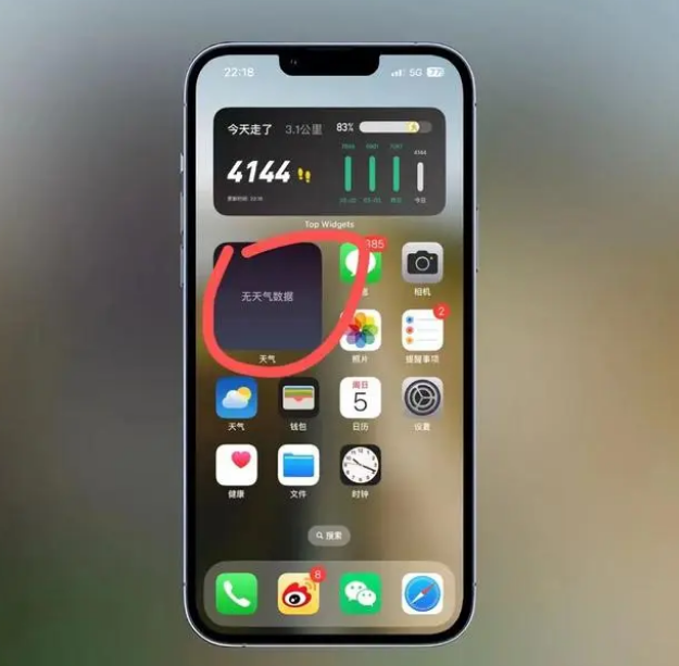 禄丰苹果手机维修分享:iOS16主屏幕天气小组件无法正常工作怎么办？ 